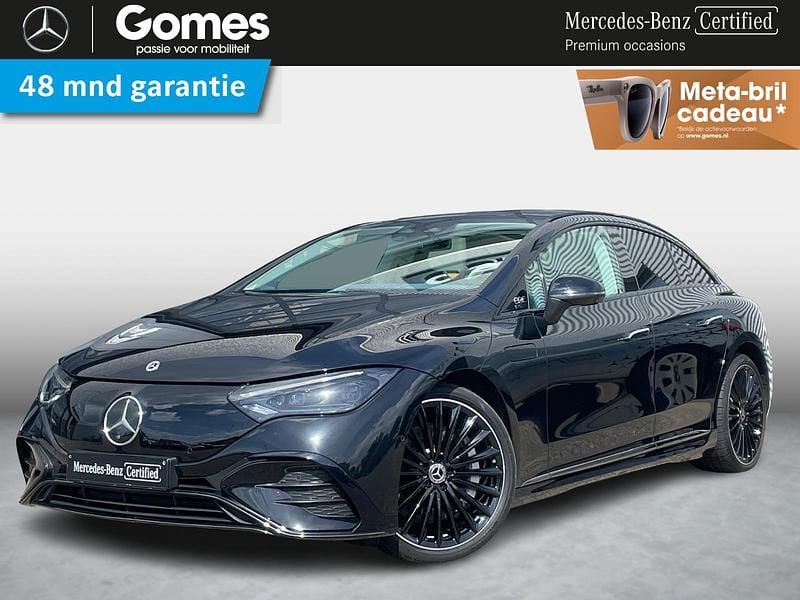 Zwart Gebruikt 2023 Mercedes EQE500 AMG line Sedan | € 58.950 - Afbeelding 1/4