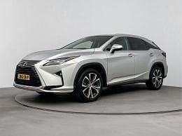 Occasion Lexus RX450h Luxury Line 313 PK (230 kW) 2018 Sonic titanium (grijs metallic) SUV
