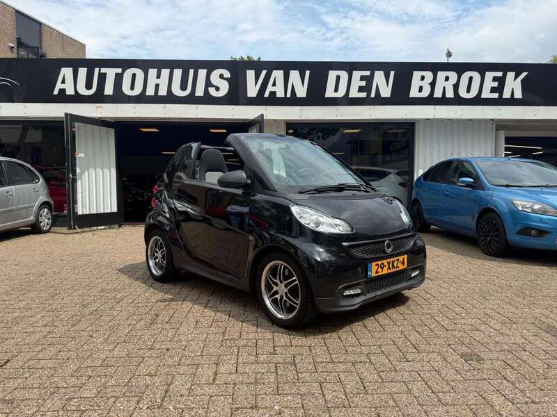 Zwart Gebruikt 2012 Smart ForTwo Cabrio Pure Cabriolet | € 7.245 (Eerlijke prijs) - Afbeelding 1/4