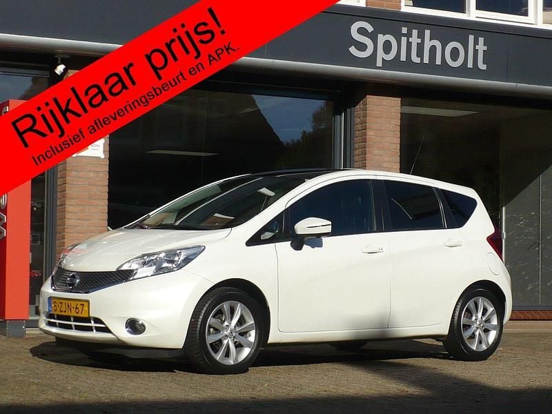 Wit Occasion 2015 Nissan Note S Hatchback | € 11.475 - Afbeelding 1/4