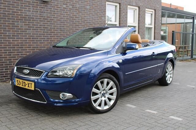 Blauw Gebruikt 2008 Ford Focus Cabriolet Titanium Cabriolet | € 3.500 (Eerlijke prijs) - Afbeelding 1/4
