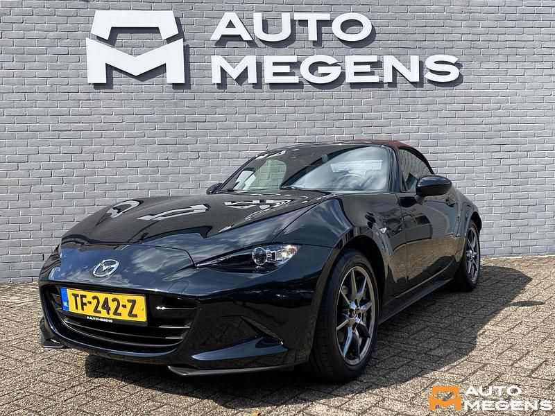 Zwart Gebruikt 2018 Mazda MX5 Cabriolet | € 24.900 (Eerlijke prijs) - Afbeelding 1/4