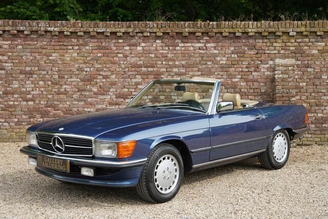 Blauw Gebruikt 1986 Mercedes SL300 | € 39.500 - Afbeelding 1/4