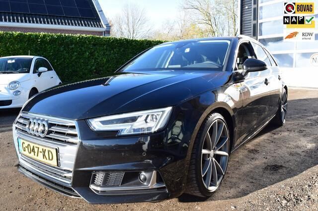 Zwart Gebruikt 2019 Audi A4 Sport Stationwagen | € 21.495 (Eerlijke prijs) - Afbeelding 1/4