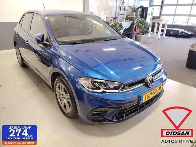 Blauw Gebruikt 2023 VW Polo R-line Hatchback | € 16.490 (Super prijs) - Afbeelding 1/4