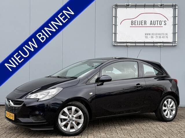 Blauw Gebruikt 2018 Opel Corsa Edition Hatchback | € 8.195 (Eerlijke prijs) - Afbeelding 1/4