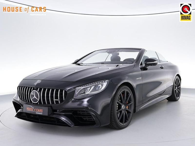 Zwart Gebruikt 2019 Mercedes S63 AMG Premium Plus Cabriolet | € 169.995 - Afbeelding 1/4