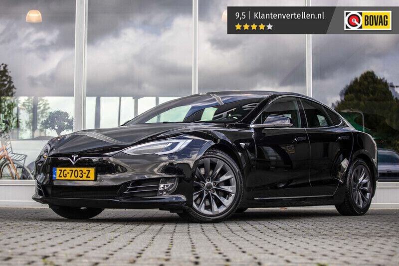 Zwart Gebruikt 2019 Tesla Model S Sedan | € 32.845 (Goede deal) - Afbeelding 1/4