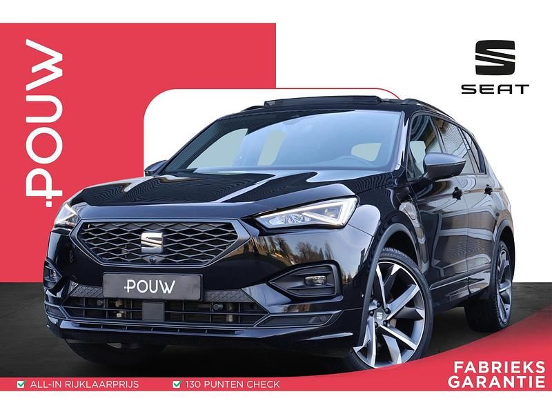Zwart Occasion 2023 Seat Tarraco FR SUV | € 39.900 (Eerlijke prijs) - Afbeelding 1/4