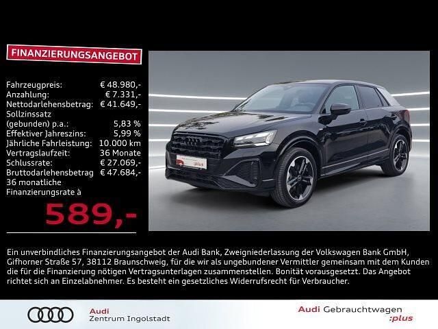 Zwart Occasion 2024 Audi Q2 S-Line SUV | € 46.924 - Afbeelding 1/3