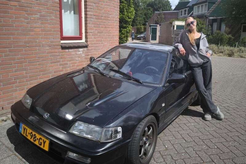 Zwart Gebruikt 1990 Honda CR-X Coupé | € 7.500 - Afbeelding 1/4