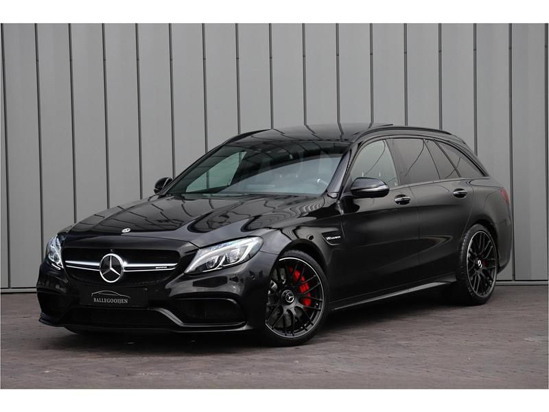 Zwart (metallic) Gebruikt 2017 Mercedes S63 AMG AMG Stationwagen | € 52.500 (Eerlijke prijs) - Afbeelding 1/4