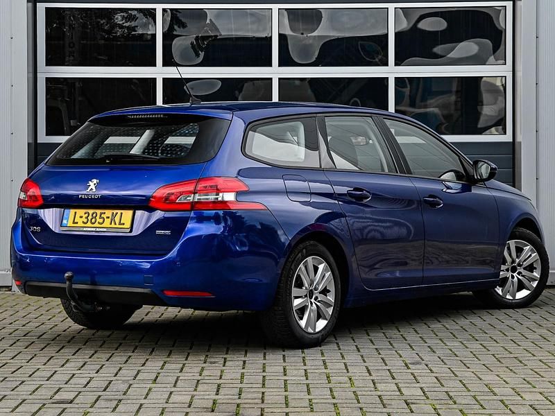 Occasion Peugeot 308 Allure 131 PK (96 kW) 2019 Blauw Stationwagen