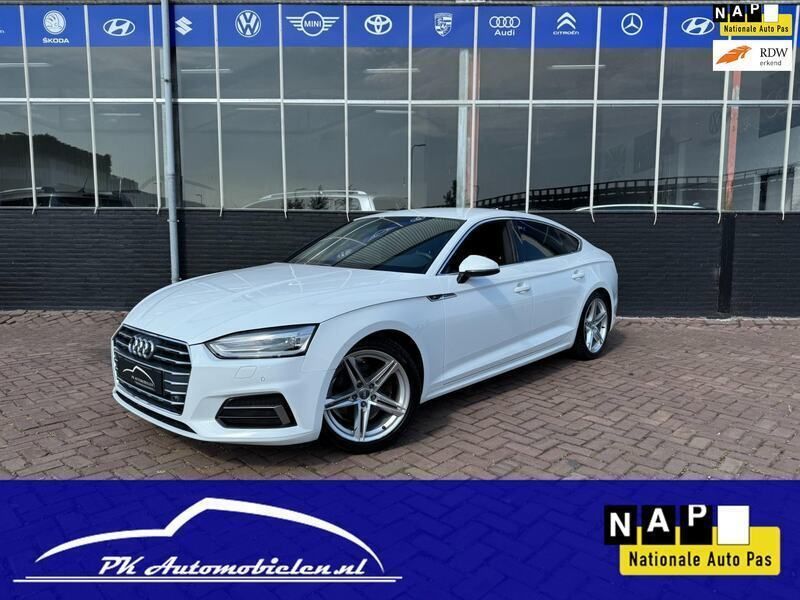 Wit Gebruikt 2019 Audi A5 Sportback S-Line Hatchback | € 28.750 (Super prijs) - Afbeelding 1/4