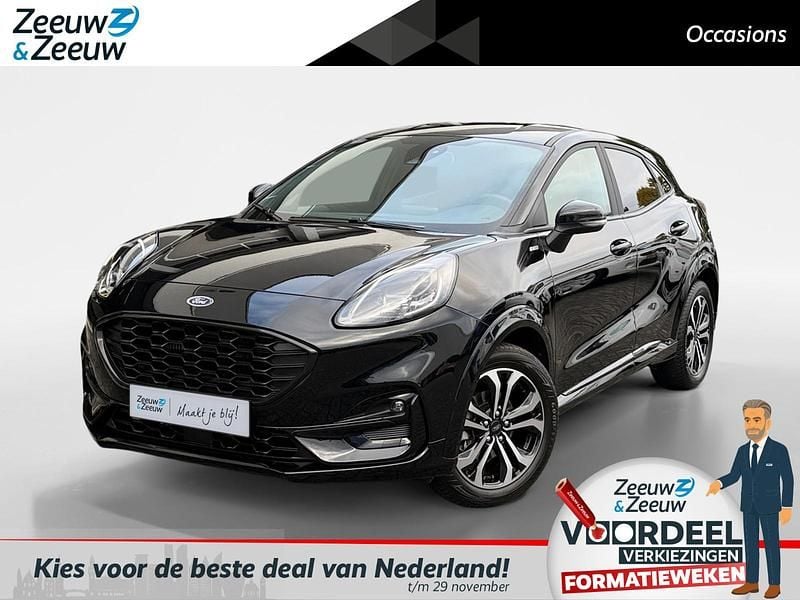 Agate black Gebruikt 2023 Ford Puma ST-Line SUV | € 19.950 (Goede deal) - Afbeelding 1/4