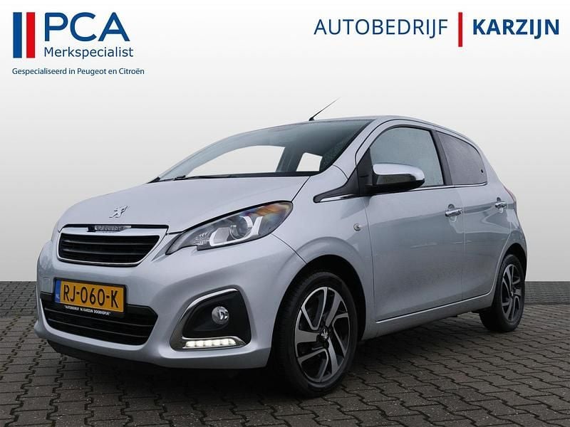 Grijs Gebruikt 2017 Peugeot 108 Allure Hatchback | € 6.450 (Goede deal) - Afbeelding 1/4