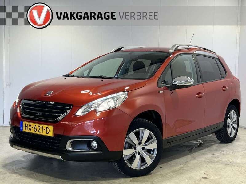 Rood, metallic lak Gebruikt 2016 Peugeot 2008 Style SUV | € 8.440 (Goede deal) - Afbeelding 1/4