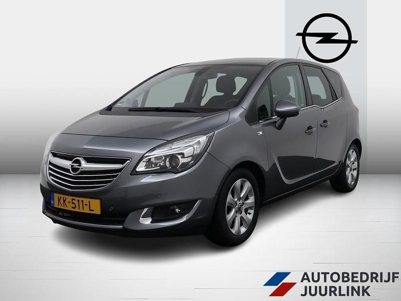 Grijs Gebruikt 2016 Opel Meriva MPV | € 9.949 (Eerlijke prijs) - Afbeelding 1/4