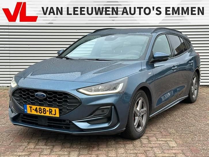 Blauw Gebruikt 2023 Ford Focus ST-Line X Stationwagen | € 19.900 (Eerlijke prijs) - Afbeelding 1/4