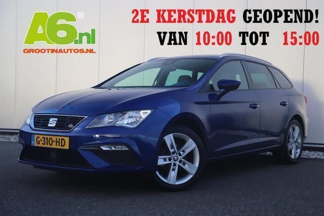 Blauw, metallic lak Gebruikt 2019 Seat Leon ST Business Stationwagen | € 12.900 (Eerlijke prijs) - Afbeelding 1/4