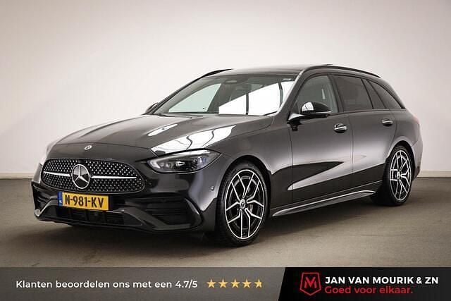 Grijs Occasion 2021 Mercedes C200 AMG line Stationwagen | € 36.900 (Iets duurder) - Afbeelding 1/4