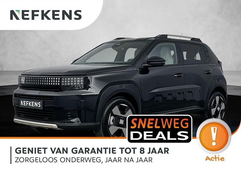 Zwart Nieuw 2025 Fiat Grande Panda La Prima Hatchback | € 27.816 (Eerlijke prijs) - Afbeelding 1/4