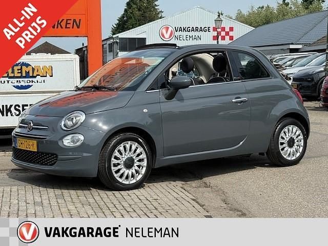 Grijs Gebruikt 2018 Fiat 500C Lounge Cabriolet | € 10.899 (Eerlijke prijs) - Afbeelding 1/4