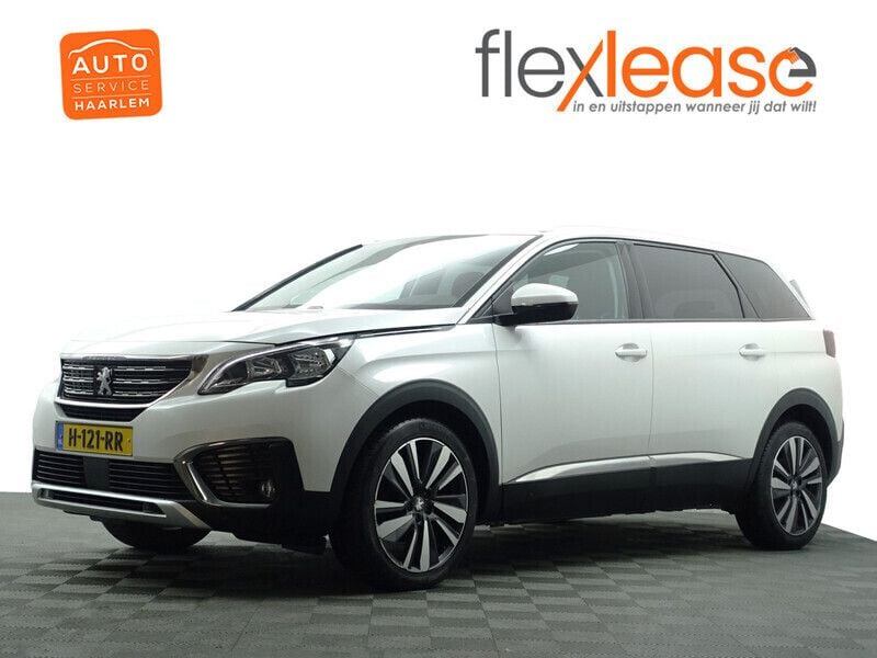 Wit, metallic lak Gebruikt 2020 Peugeot 5008 GT-line MPV | € 19.900 (Iets duurder) - Afbeelding 1/4