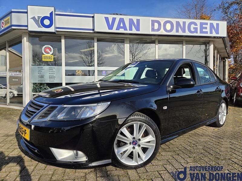 Zwart Gebruikt 2010 Saab 9-3 Vector Sedan | € 3.945 (Super prijs) - Afbeelding 1/4