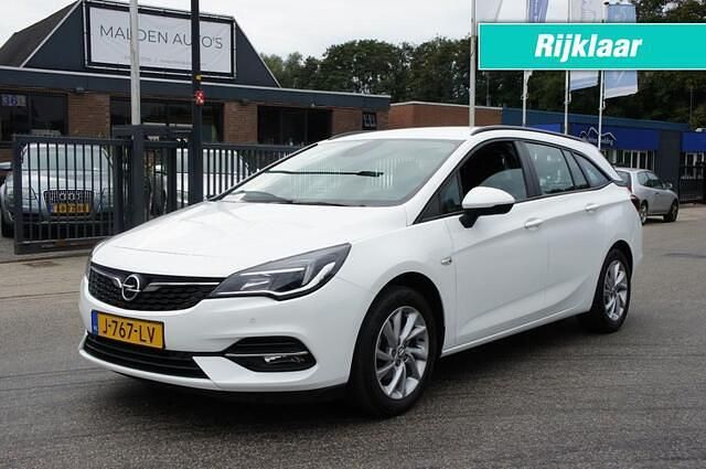 Wit Gebruikt 2020 Opel Astra Edition Stationwagen | € 10.850 (Super prijs) - Afbeelding 1/4