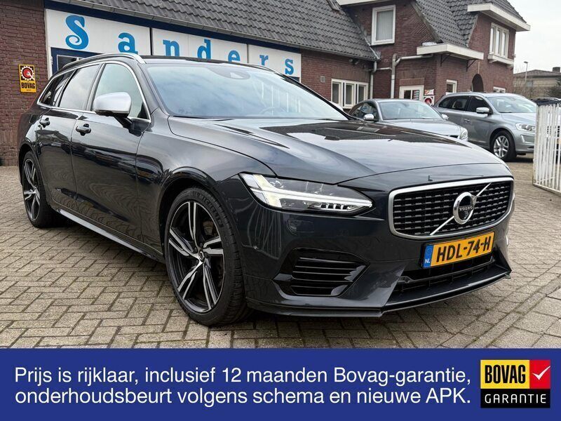 Grijs Gebruikt 2018 Volvo V90 R-Design Stationwagen | € 29.950 (Iets duurder) - Afbeelding 1/4