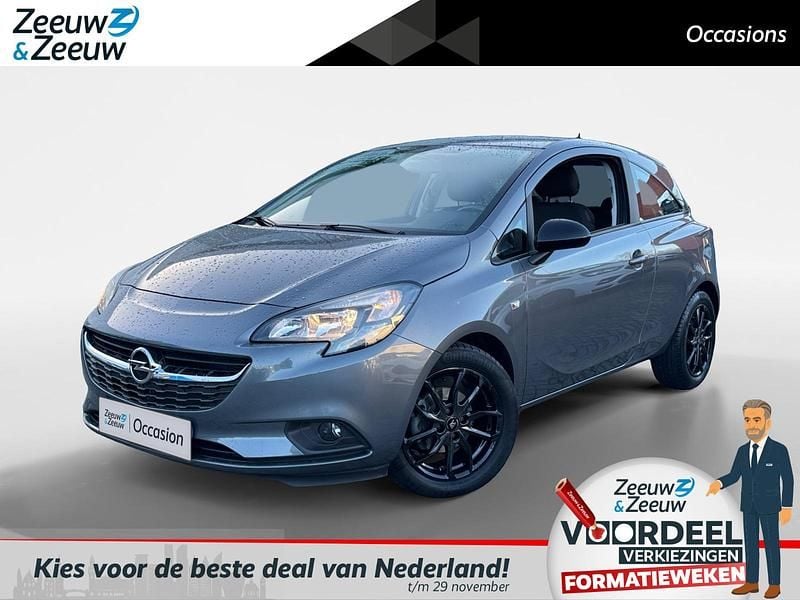 Grijs Gebruikt 2015 Opel Corsa Edition Hatchback | € 7.880 (Goede deal) - Afbeelding 1/4