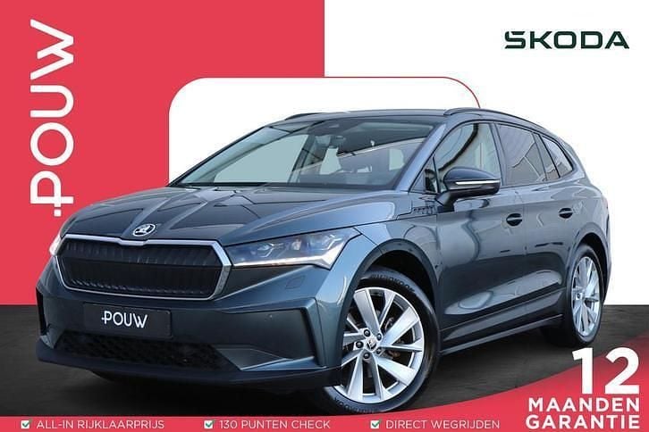 Grijs Gebruikt 2021 Skoda Enyaq iV First Edition SUV | € 25.950 (Eerlijke prijs) - Afbeelding 1/4