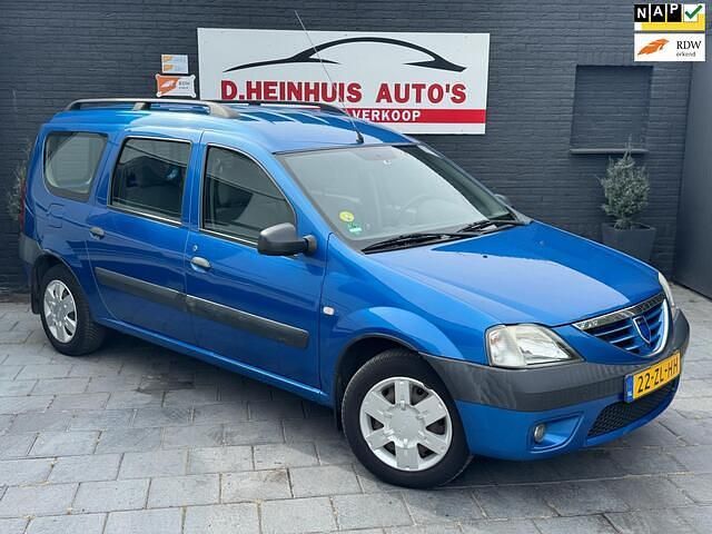 Blauw Gebruikt 2008 Dacia Logan MCV Lauréate MPV | € 2.240 (Eerlijke prijs) - Afbeelding 1/4