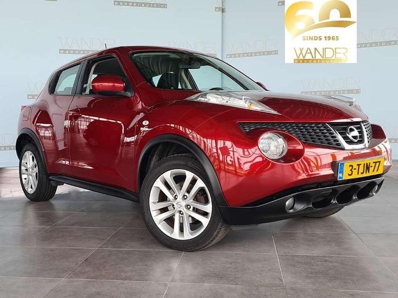 Rood Gebruikt 2014 Nissan Juke Acenta SUV | € 8.900 (Eerlijke prijs) - Afbeelding 1/4