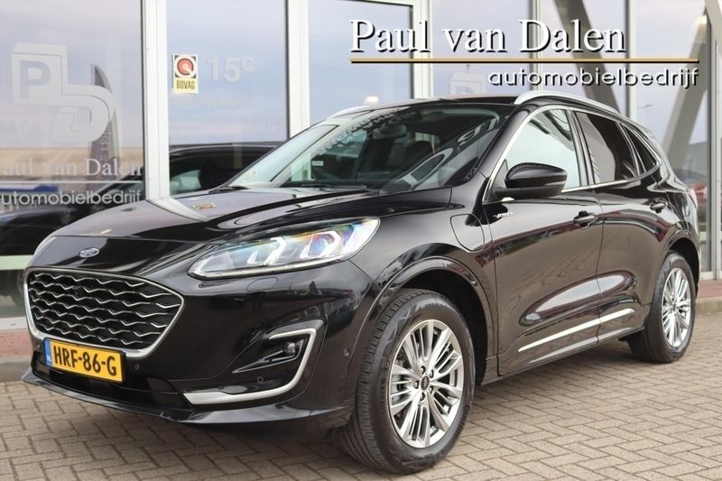 Zwart Gebruikt 2022 Ford Kuga Vignale SUV | € 27.920 (Eerlijke prijs) - Afbeelding 1/4