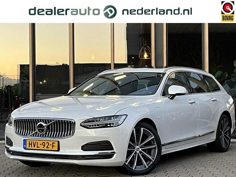 Wit Gebruikt 2021 Volvo V90 Inscription Stationwagen | € 31.950 (Goede deal) - Afbeelding 1/4