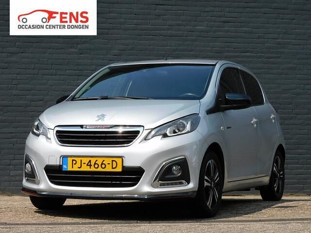 Zilver Gebruikt 2017 Peugeot 108 GT-line Hatchback | € 9.440 (Eerlijke prijs) - Afbeelding 1/4