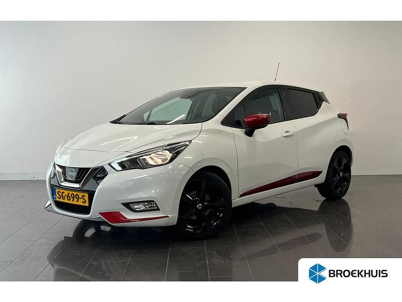 Wit Gebruikt 2018 Nissan Micra N-Connecta Hatchback | € 11.950 (Eerlijke prijs) - Afbeelding 1/4