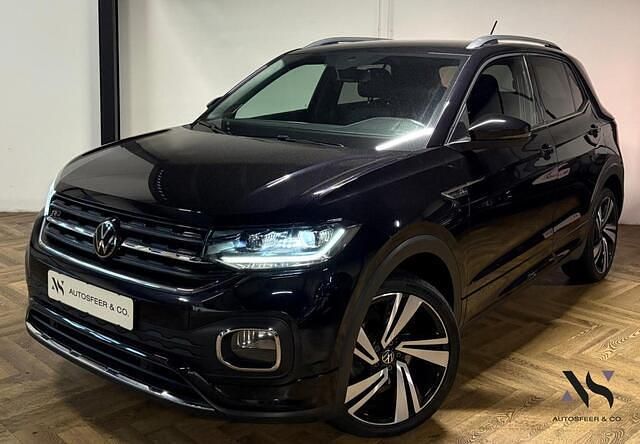 Zwart Gebruikt 2021 VW T-Cross R-line SUV | € 23.940 (Iets duurder) - Afbeelding 1/4