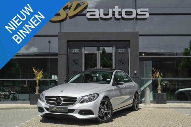 Grijs Gebruikt 2015 Mercedes C180 Ambition Sedan | € 16.950 (Eerlijke prijs) - Afbeelding 1/4