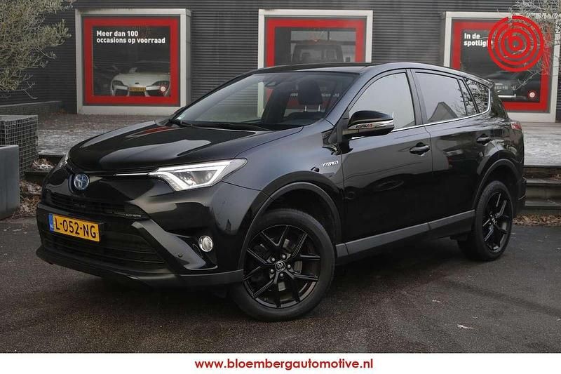Zwart Gebruikt 2018 Toyota RAV4 Hybrid Edition SUV | € 21.950 (Eerlijke prijs) - Afbeelding 1/4