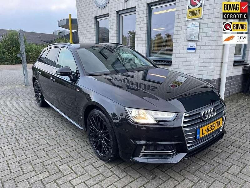 Zwart Gebruikt 2016 Audi A4 Sport Stationwagen | € 17.750 (Super prijs) - Afbeelding 1/4