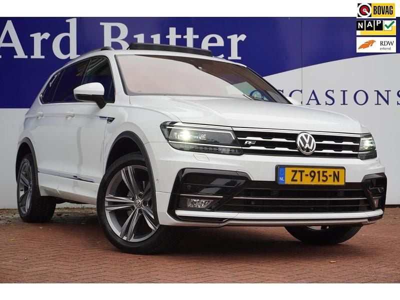 Wit Gebruikt 2019 VW Tiguan Allspace Highline SUV | € 24.599 (Eerlijke prijs) - Afbeelding 1/4
