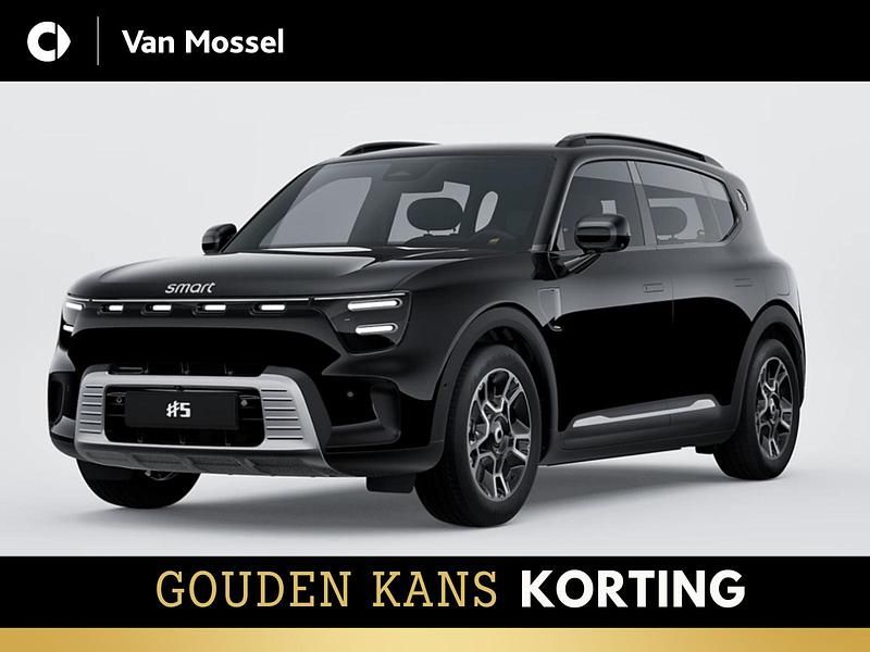 Zwart Nieuw 2025 Smart #5 Pro SUV | € 49.440 (Duur) - Afbeelding 1/1