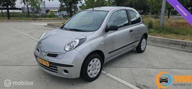 Grijs Gebruikt 2007 Nissan Micra Acenta Hatchback | € 3.699 (Eerlijke prijs) - Afbeelding 1/4