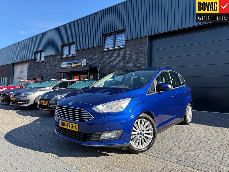 Blauw Gebruikt 2015 Ford C-MAX Titanium MPV | € 13.450 (Eerlijke prijs) - Afbeelding 1/4