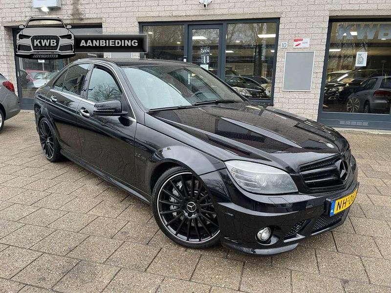 Zwart Occasion 2008 Mercedes C63 AMG AMG Sedan | € 23.750 (Eerlijke prijs) - Afbeelding 1/4