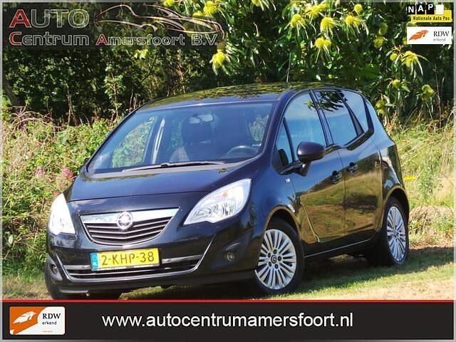 Zwart Gebruikt 2013 Opel Meriva Design Edition MPV | € 4.449 (Goede deal) - Afbeelding 1/4