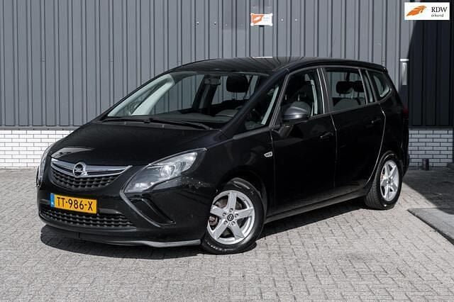 Zwart Gebruikt 2016 Opel Zafira Tourer MPV | € 6.950 (Super prijs) - Afbeelding 1/4